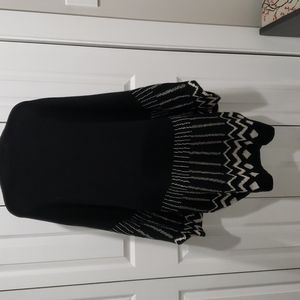 Boho sweater knit patterned shrug